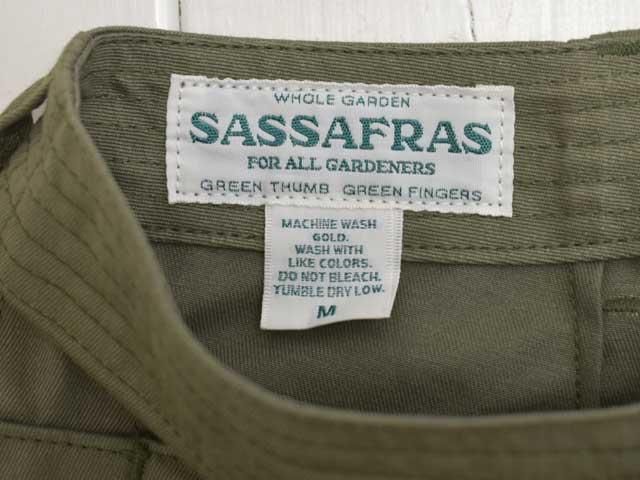 SASSAFRAS(ե饹)<br>DIGS CREW PANTS 4/5 -41 KHAKI CHINO- (SF-252234)