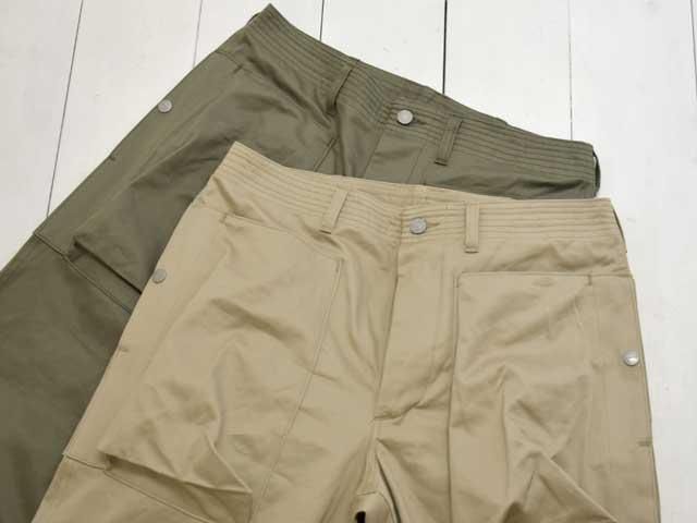 SASSAFRAS(ササフラス) DIGS CREW PANTS 4/5 -41 KHAKI CHINO