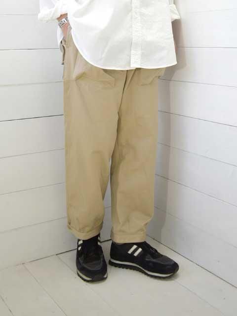 SASSAFRAS(ե饹)<br>DIGS CREW PANTS 4/5 -41 KHAKI CHINO- (SF-252234)