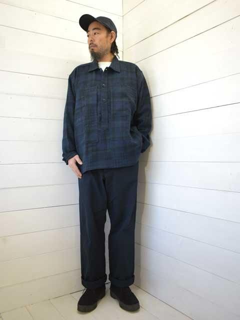 SASSAFRAS (ササフラス)<br>T.P GARDENER SHELL HALF -COTTON DOUBLE PATCHWORK- (SF-242091)