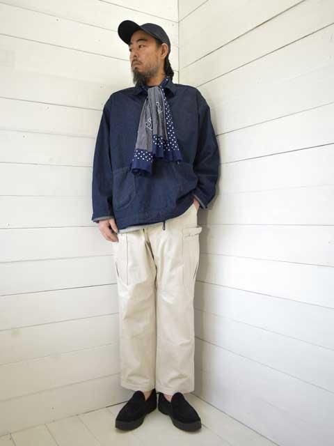 SASSAFRAS(ե饹)<br>OVERGROWN PANTS 4/5 -MILITARY SATIN IVORY- (SF-252283)