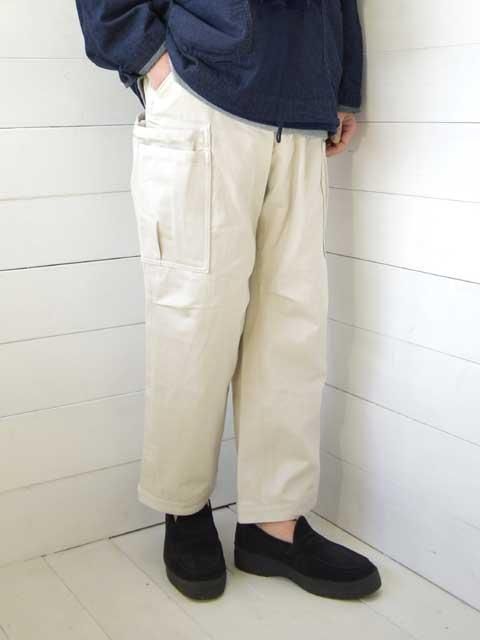 SASSAFRAS(ե饹)<br>OVERGROWN PANTS 4/5 -MILITARY SATIN IVORY- (SF-252283)