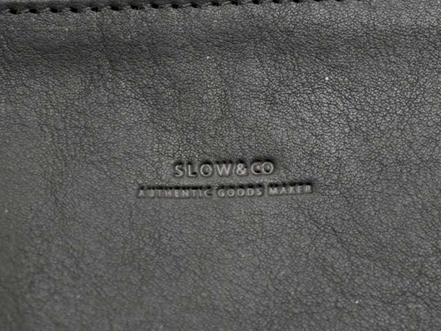 SLOW (スロウ) pouch Lsize -rubono black- (300S32C) レザーポーチ