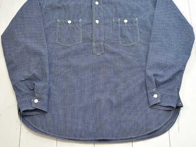 POST OVERALLS (ݥȥС륺)<br> No.2 Shirt -indigo check 2- 