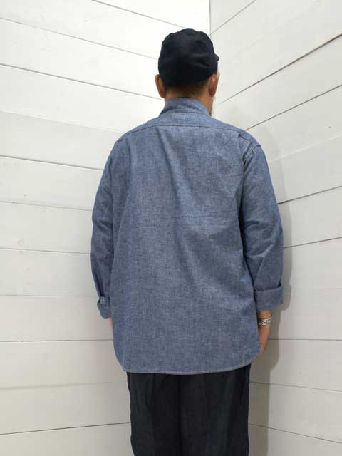 POST OVERALLS (ポストオーバーオールズ) No.2 Shirt -classic chambray- 1202-CC ワークシャツ |  MARBLE 通販 【正規取扱店】