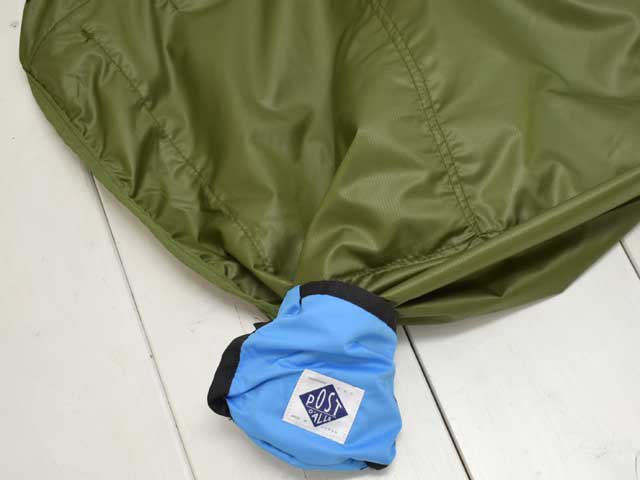POST OVERALLS (ポストオーバーオールズ)<br> Packable Helmet Bag 2 -polyester R/S olive- ヘルメットバッグ エコバッグ