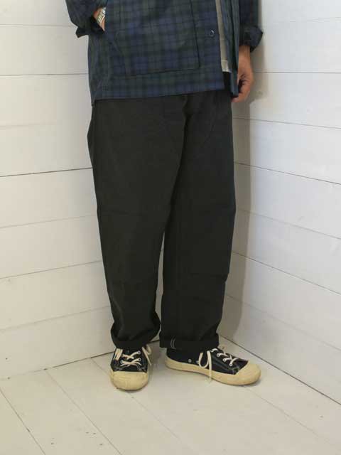 POST OVERALLS (ポストオーバーオールズ) E-Z DND -cotton covert grey- 3312-CCG イージーパンツ |  MARBLE 通販 【正規取扱店】