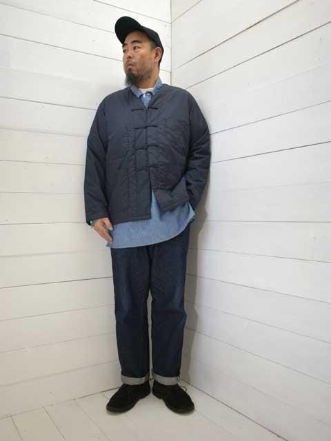 POST OVERALLS (ポストオーバーオールズ) POST Chinois DV -crinkle taffeta w/Thinsulate  navy- 3109B-CTN ジャケット | MARBLE 通販 【正規取扱店】