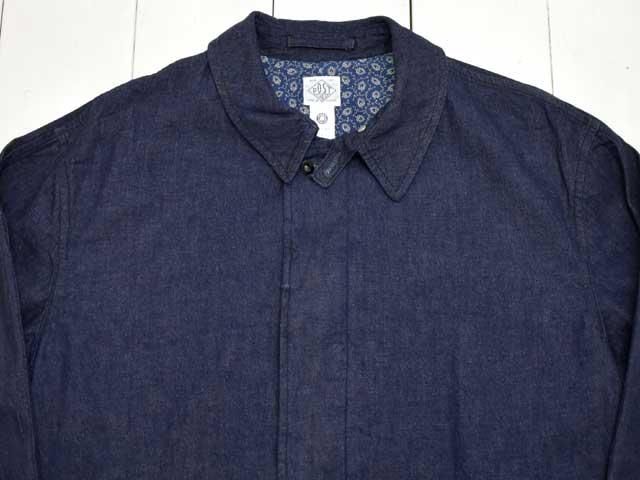 POST OVERALLS (ポストオーバーオールズ) USN Utility Coat -8oz denim