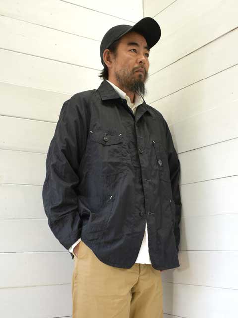 POST OVERALLS (ݥȥС륺)<br> Engineers' Jacket -crinkle nylon taffeta-