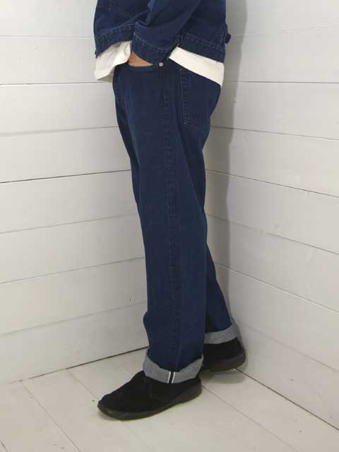 POST OVERALLS (ݥȥС륺)<br>No.1 Five Pocket -12oz. selvedge deep washed denim indigo-