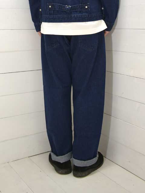 POST OVERALLS (ݥȥС륺)<br>No.1 Five Pocket -12oz. selvedge deep washed denim indigo-