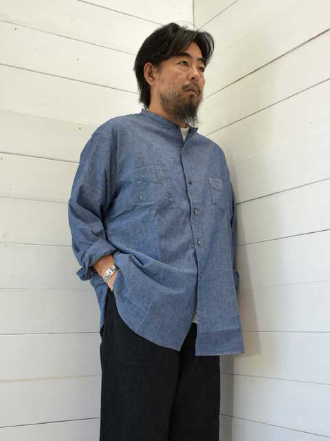 POST OVERALLS (ݥȥС륺)<br> NEUTRA 5 Band -classic chambray indigo-