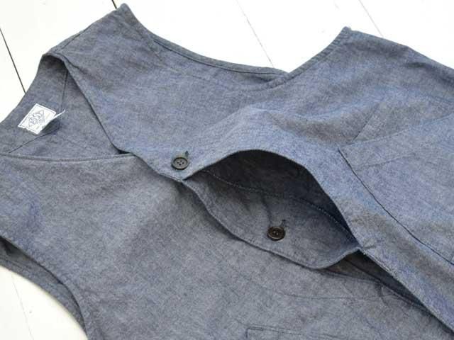 ポストオーバーオールズ　DEEベスト2 POST OVERALLS (ポストオーバーオールズ) DEE Vest 2 -medium