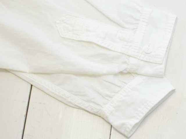 POST OVERALLS (ݥȥС륺)<br> Band Collar Shirt MV -classic chambray white- 