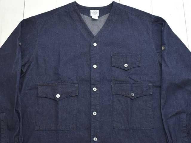 POST OVERALLS (ݥȥС륺)<br> Town & Country Safari DV -8oz.denim indigo-