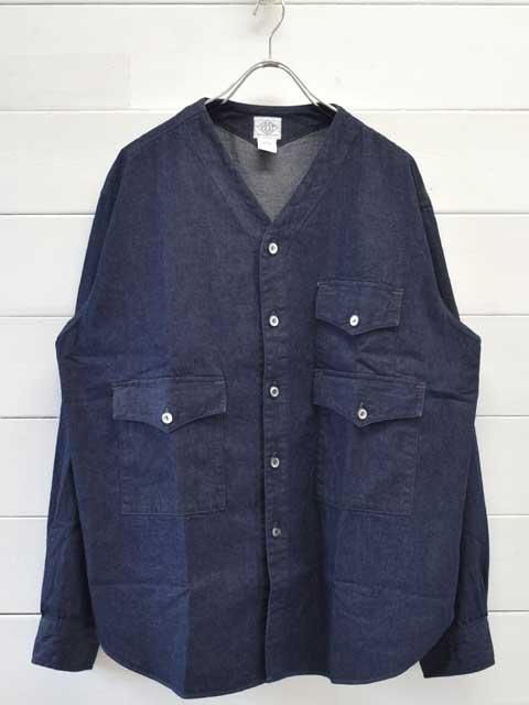 POST OVERALLS (ݥȥС륺)<br> Town & Country Safari DV -8oz.denim indigo-