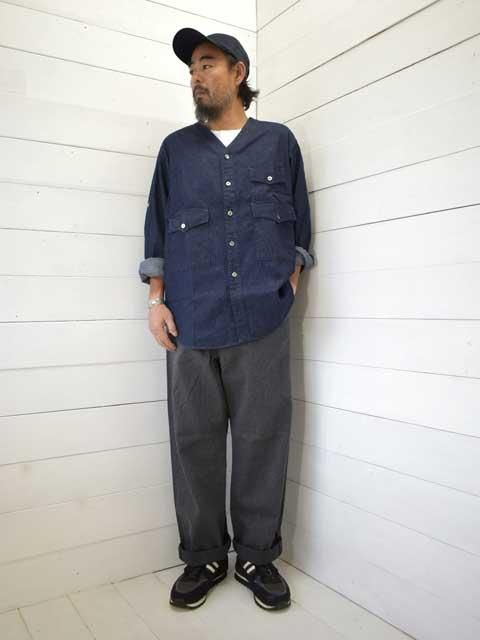 POST OVERALLS (ݥȥС륺)<br> Town & Country Safari DV -8oz.denim indigo-