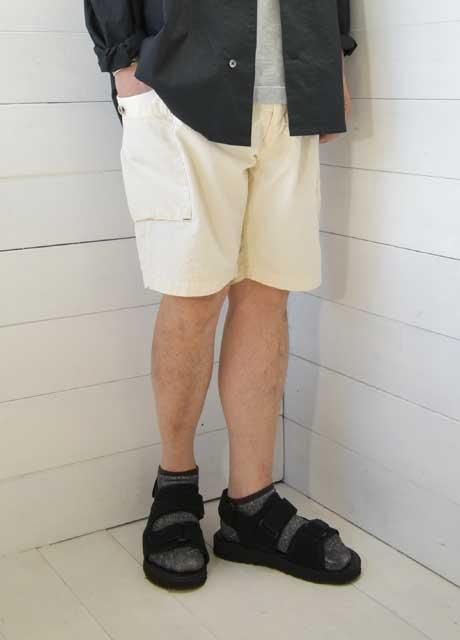POST OVERALLS (ݥȥС륺)<br>E-Z WALKABOUT Shorts -cotton dobby ripstop natural-