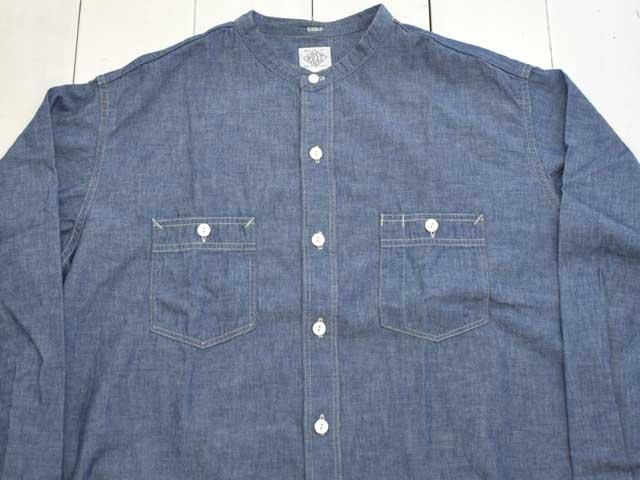 POST OVERALLS ワークシャツ POST OVERALLS ポストオーバーオールズ シャンブレー ワーク