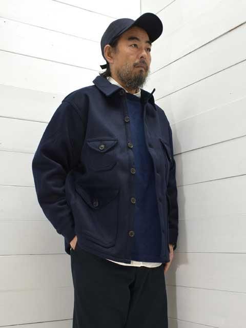 POST OVERALLS (ポストオーバーオールズ)<br> CRUZER 5-R -beaver melton navy-