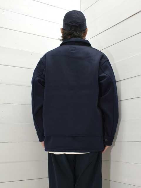 POST OVERALLS (ポストオーバーオールズ)<br> CRUZER 5-R -beaver melton navy-