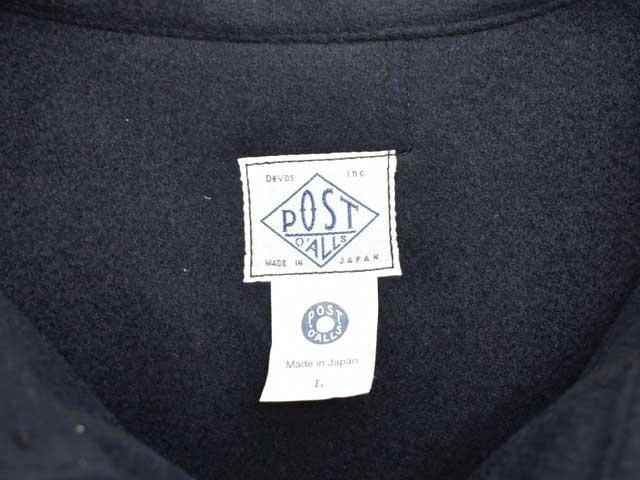 POST OVERALLS (ポストオーバーオールズ)<br> CRUZER 5-R -beaver melton navy-