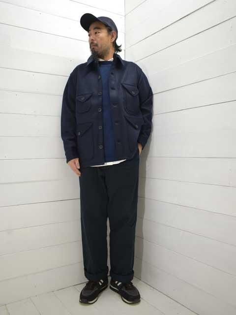 POST OVERALLS (ポストオーバーオールズ)<br> CRUZER 5-R -beaver melton navy-