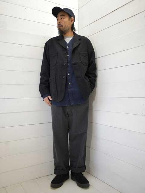 POST OVERALLS (ݥȥС륺)<br> OK 1930 -basket tweed charcoal-