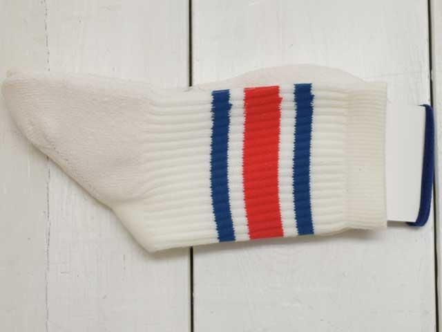 ROTOTO(ȥ) <br>WASHI CUSHION STRIPE CREW SOCKS  (R1534)