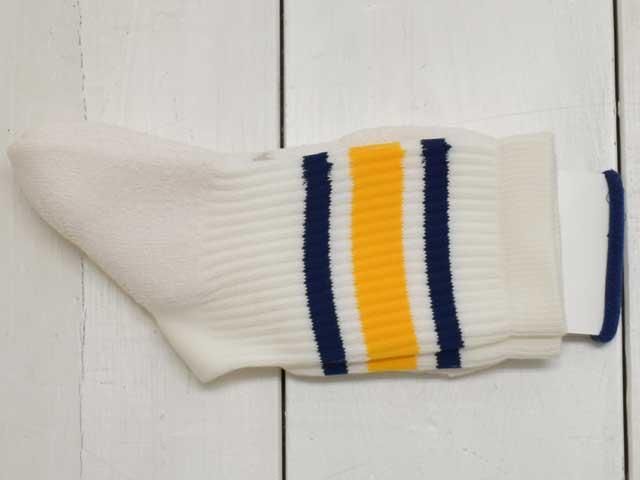 ROTOTO(ȥ) <br>WASHI CUSHION STRIPE CREW SOCKS  (R1534)