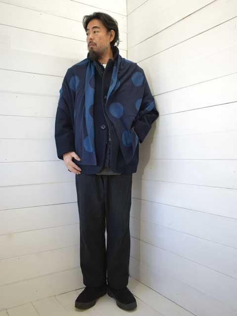 ROTOTO(���ȥ�) PORTHOLE DOT COTTON SHAWL MUFFLER (R5139) ��Ƚ���ȡ���