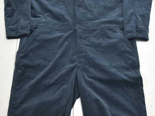 yarmo(䡼)BOILER SUIT -8WALE CORDUROY BLUE- 륤 ĥʥ
