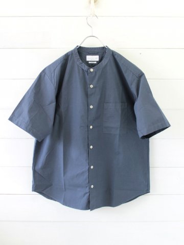 MANUAL ALPHABET (マニュアルアルファベット)<br>LOOSE FIT BAND COLLAR S/S SHT (MA-S-476)