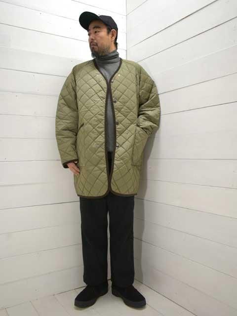 KAPTAIN SUNSHINE KS x BARBOUR Mil.No-collar Coat-