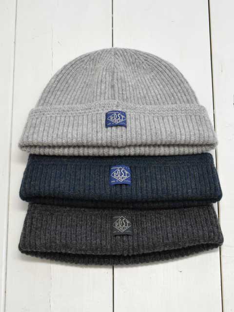 Post Overalls ポストオーバーオールズ Post Beanie Wool Knit ポスト ウール ビーニー ニット帽 Marble 通販 正規取扱店