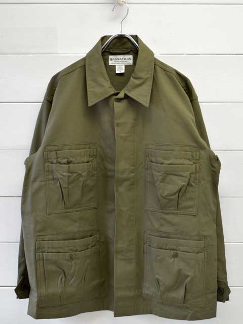 SASSAFRAS(ササフラス) OVERGROWN FATIGUE JACKET -COTTON RIPSTOP- SF