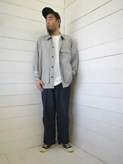 SASSAFRAS DIGS CREW HALF -6oz HICKORY- SF-231993 - ジャケット