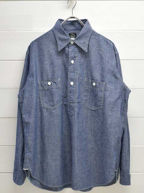 POST OVERALLS (ポストオーバーオールズ) No.2 Shirt -classic chambray- 1202-CC ワークシャツ |  MARBLE 通販 【正規取扱店】