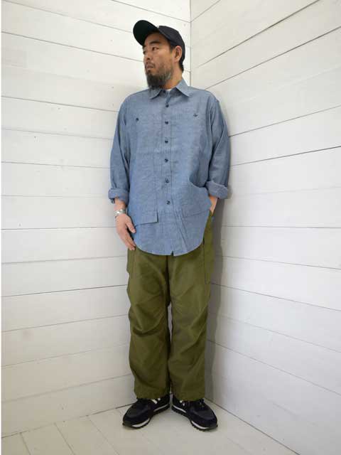 SASSAFRAS(ササフラス) FEEL SUN HALF -5oz chambray- SF-242109 - シャツ | MARBLE 通販  【正規取扱店】