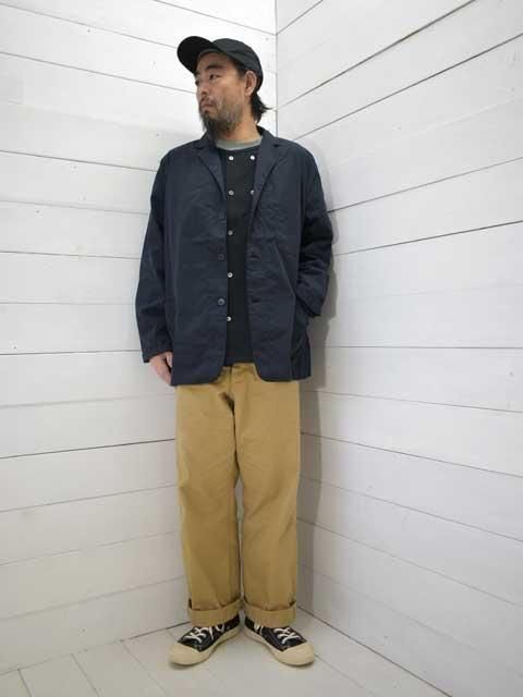 【orslow】ナイロンジャケット orSlow | Men | Simple Light Jacket | Black- Stripe-inc