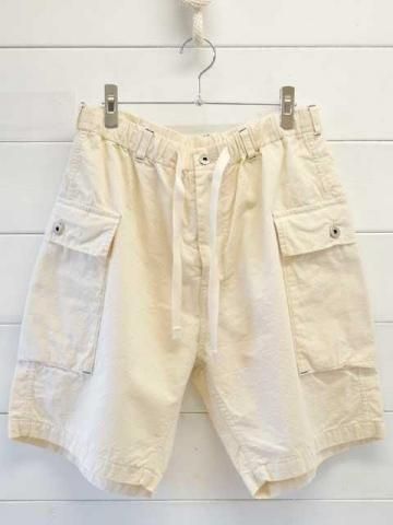 POST OVERALLS (ݥȥС륺)<br>E-Z WALKABOUT Shorts -cotton dobby ripstop natural-
