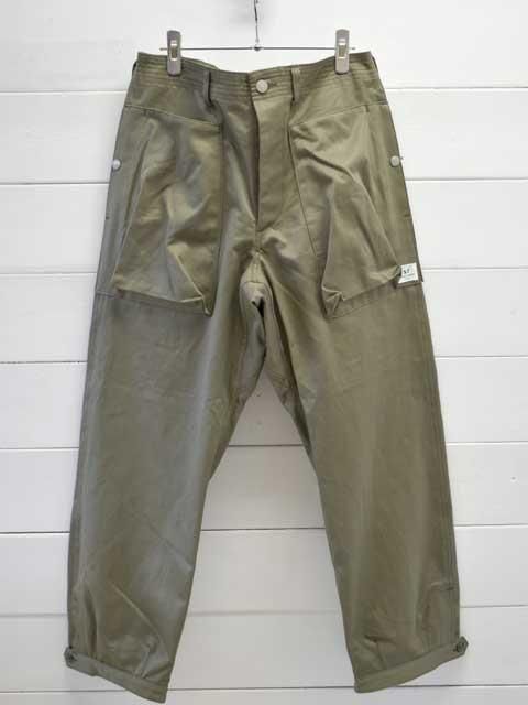 SASSAFRAS(ササフラス) DIGS CREW PANTS 4/5 -41 KHAKI CHINO