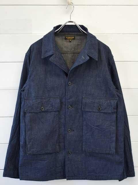A VONTADE アボンタージ Naval Utility Jacket -8oz Denim Indigo- VTD