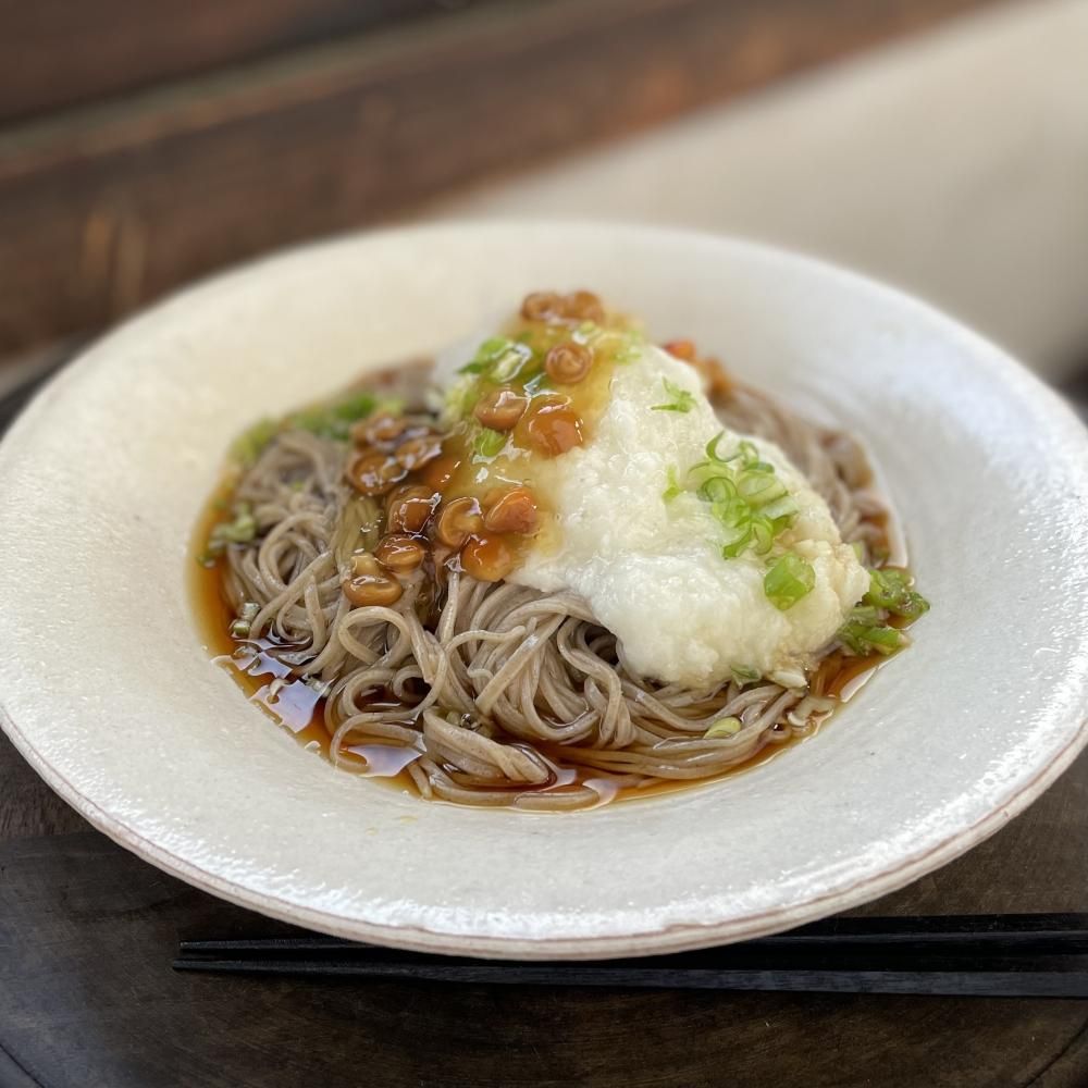 新そば 《お届け日注意》手打ち式生そば6食／細切り（要冷蔵） - 奥