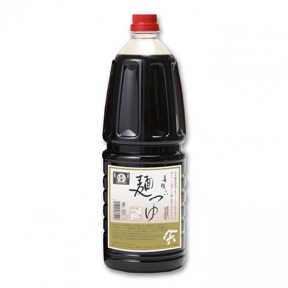 業務用 めんつゆ1.8リットル ※かけつゆ向き - 奥会津 奈良屋
