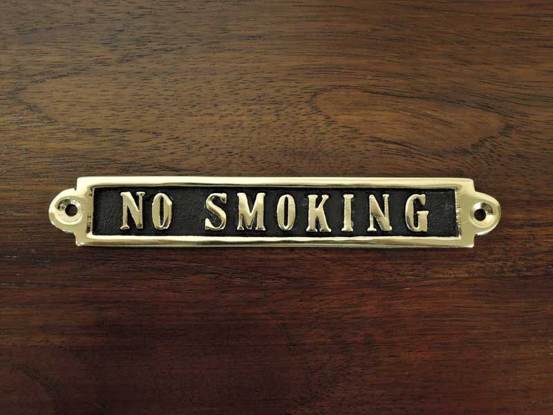 ブラスサイン<br>NO SMOKING<br>