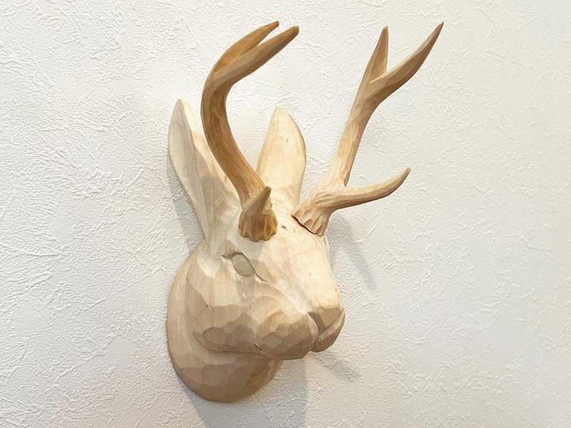 ウッド アニマル ヘッドJackalope(ジャッカロープ) - BABI FURNITURE ONLINE SHOP