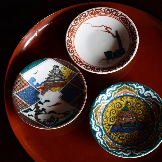 石川応援】「天守物語」小皿単品 ①獅子頭 - 慎太郎ごのみ オンライン