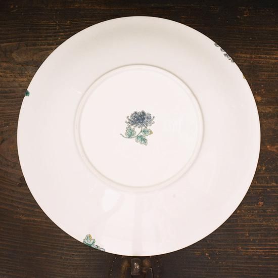 慎太郎ごのみのオリジナル尺皿　大皿　菊 石川応援】慎太郎ごのみオリジナル 尺皿 菊（青） - 慎太郎ご